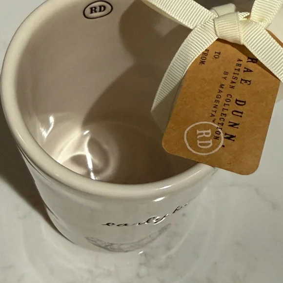 Rae Dunn White EARLY BIRD with Chicken Mug - Picture 3 of 5